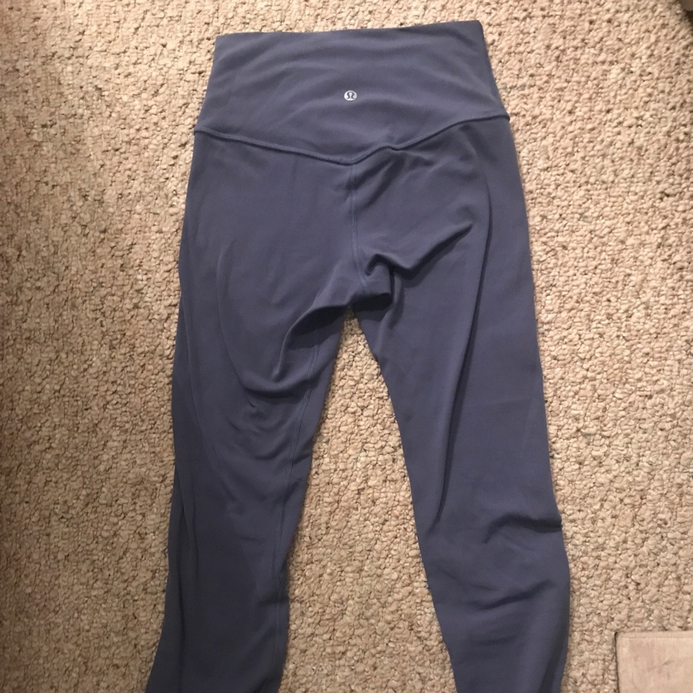 Lululemon align blue full length pant size 4 EUC